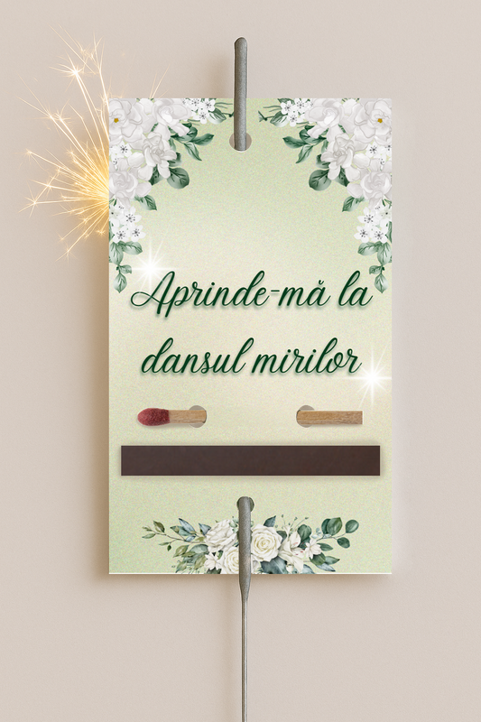 Artificii de mână cu etichetă